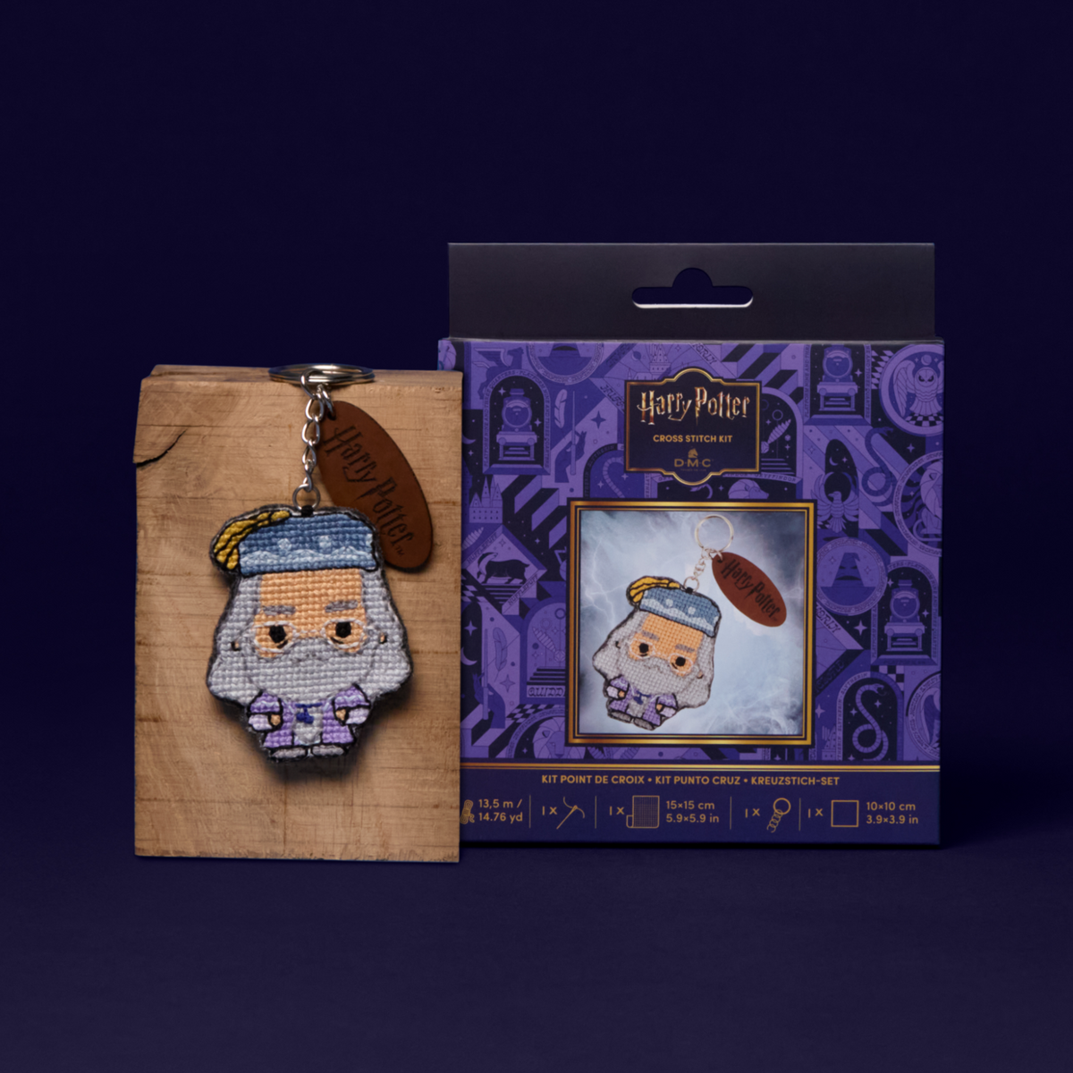 DMC Harry Potter - Dumbledore Cross Stitch Keyring Kit