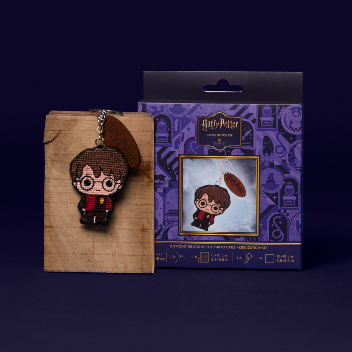 DMC Harry Potter - Harry Cross Stitch Keyring Kit
