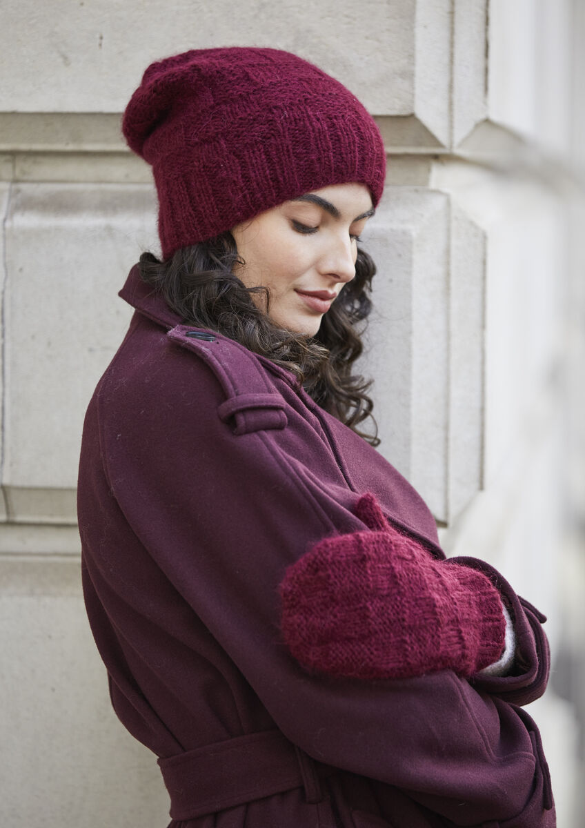 Rowan Mode Softest Alpaca Heather Hat & Mittens Pattern by Quail Studio MIP99