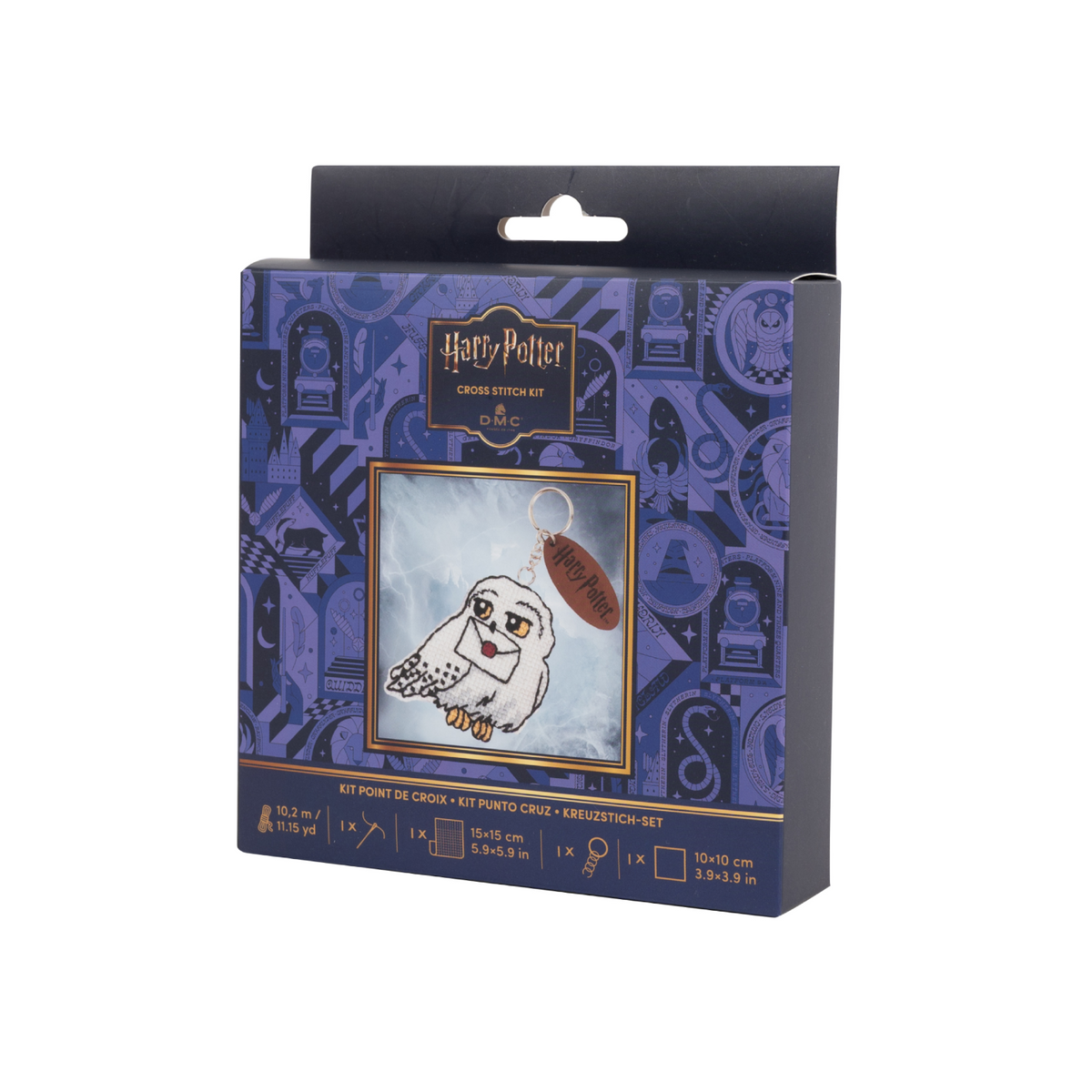 DMC Harry Potter - Hedwig Cross Stitch Keyring Kit