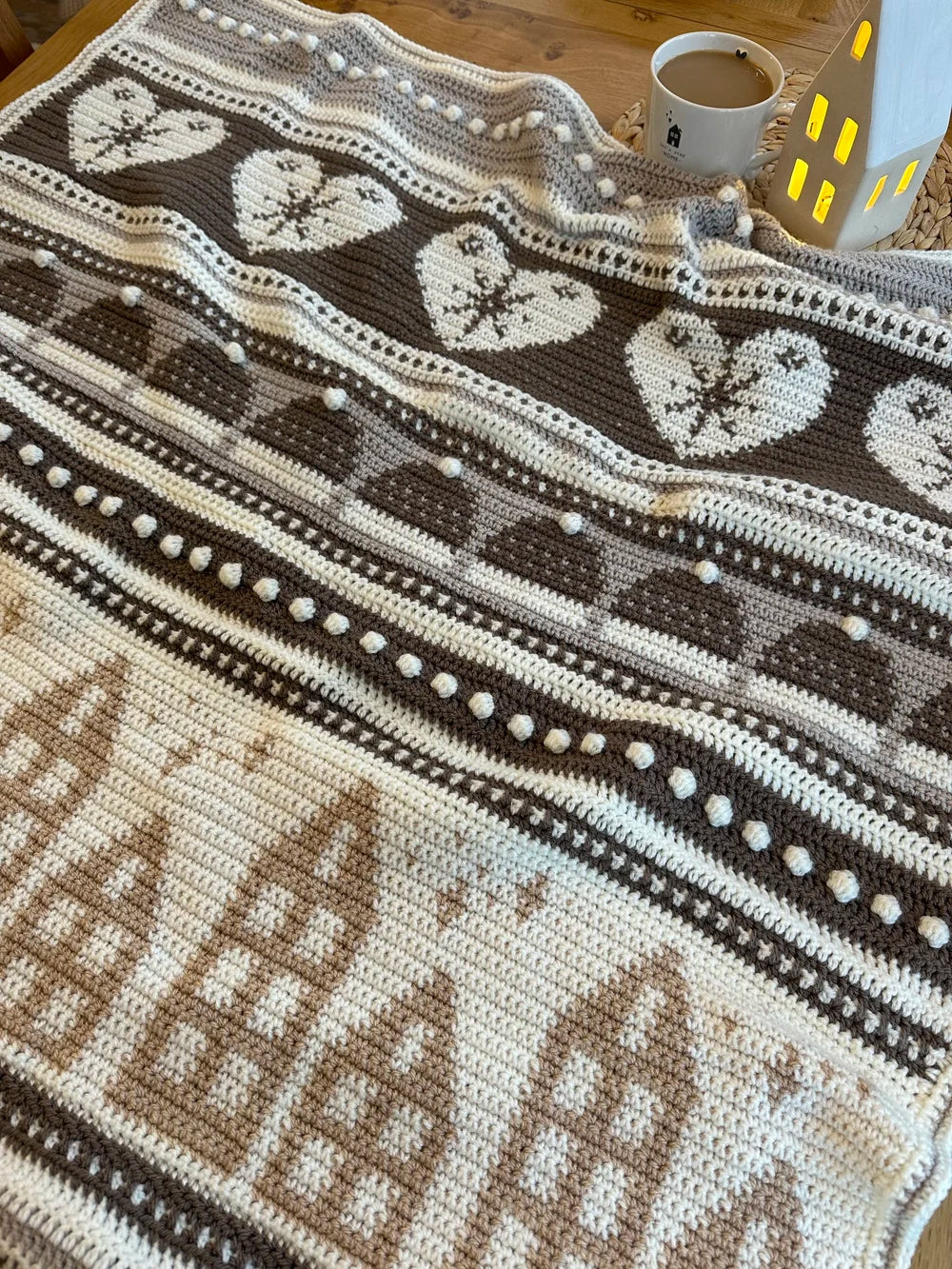 Cosy Winter Wishes Blanket MadebyAnita - Yarn Pack