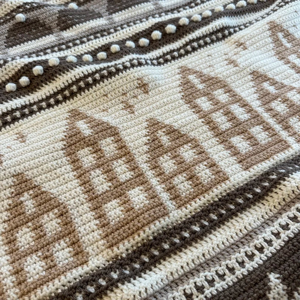 Cosy Winter Wishes Blanket MadebyAnita - Yarn Pack