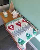 Woolcraft New Fashion DK Scandi Folk Blanket Pattern WC3006