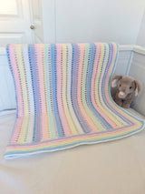 Woolcraft Babycare DK Crochet Rainbow Blanket & Octopus Pattern WC3005