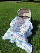 Woolcraft Babycare DK Crochet Rainbow Blanket & Octopus Pattern WC3005