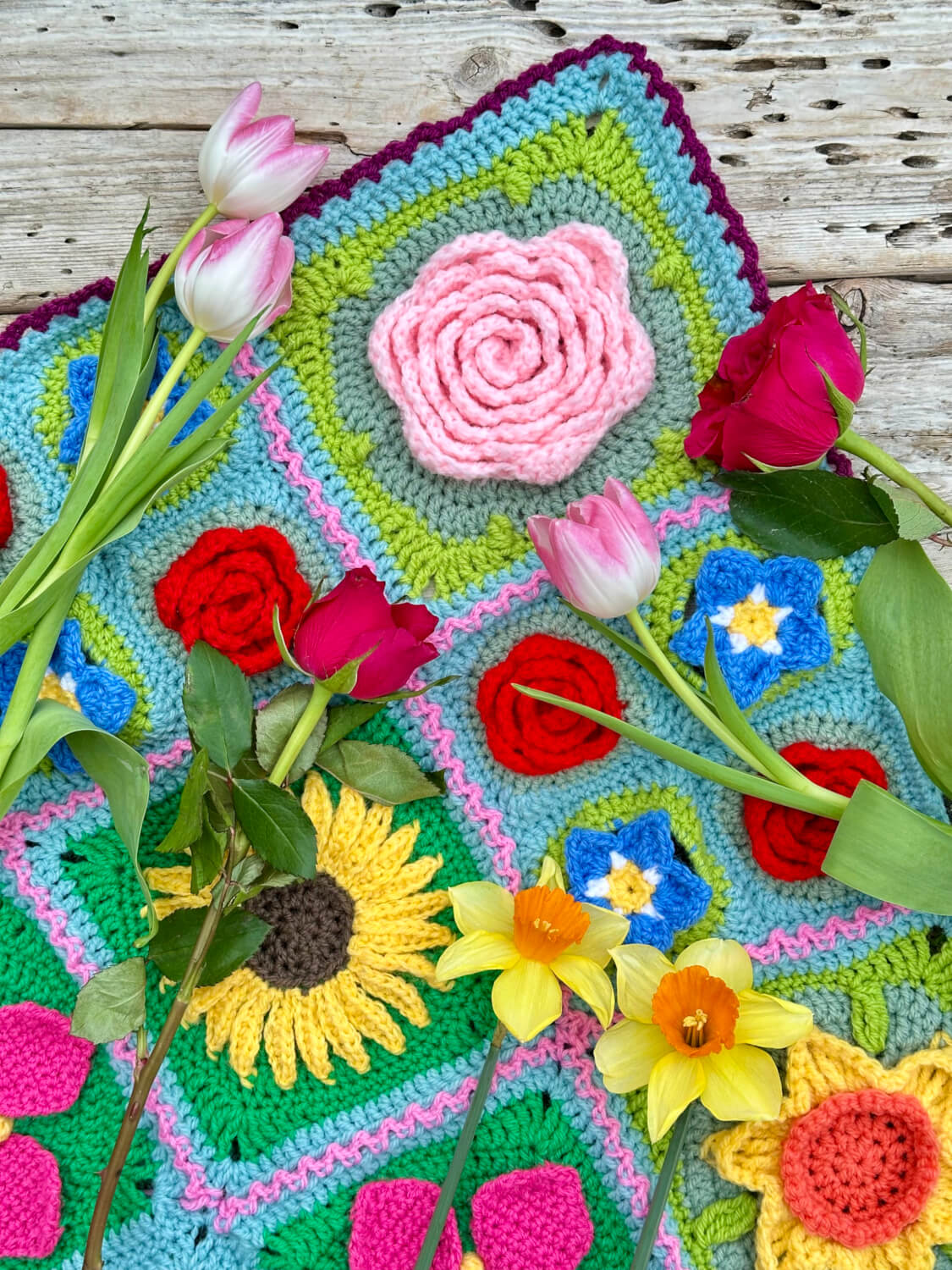 King Cole Say It With Flowers - Crochet Along (CAL)