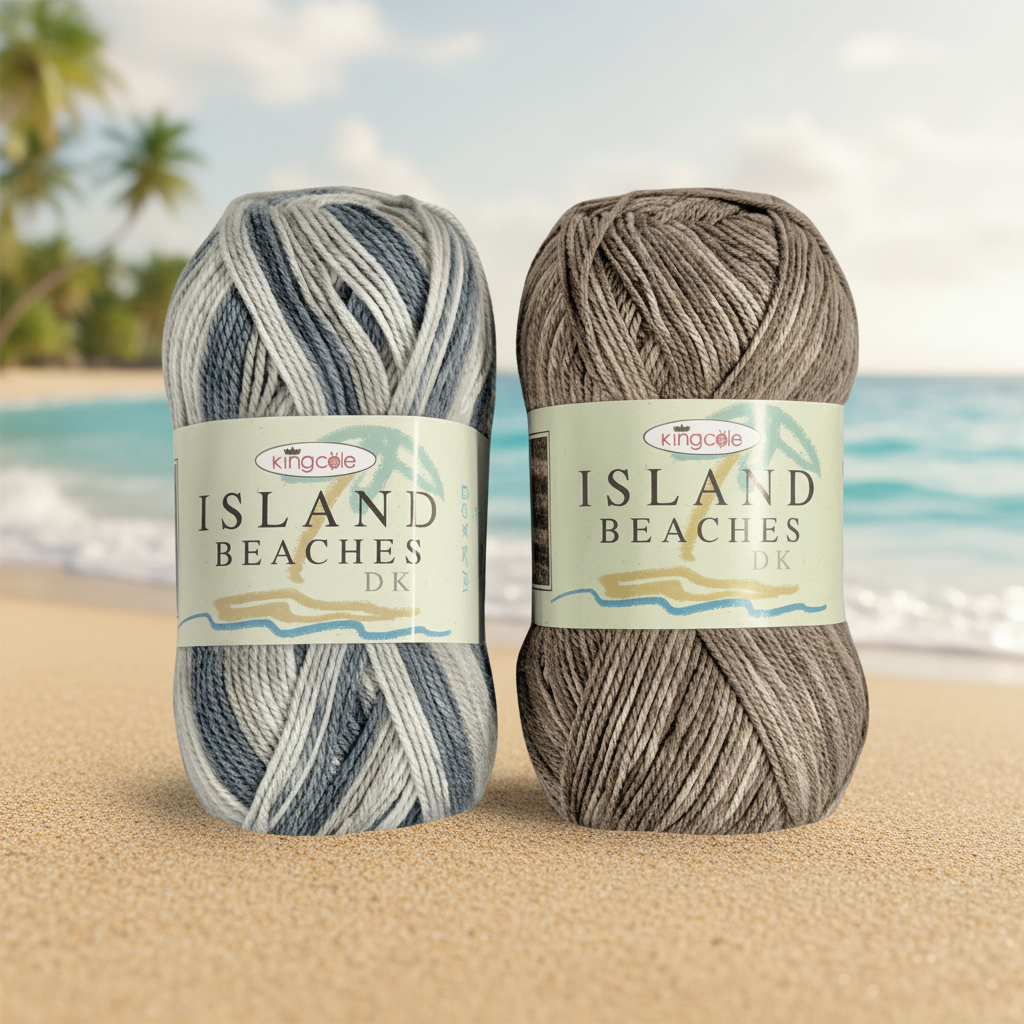 5 x 100g King Cole Island Beaches DK
