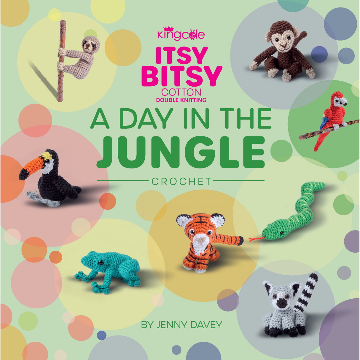 King Cole Itsy Bitsy A Day in the Jungle - Crochet Book 2