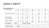 James C. Brett Marble Chunky Long Cardigan Pattern JB958