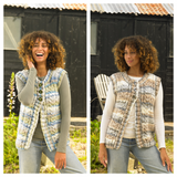 James C. Brett Undertones Super Chunky Waistcoat Pattern JB996