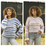 James C. Brett Undertones Super Chunky Sweaters Pattern JB997