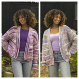 James C. Brett Undertones Super Chunky Cardigans Pattern JB998