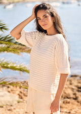 Rowan Mode Cotton DK Lustre Sweater Pattern Pattern By Quail Studio MIP100