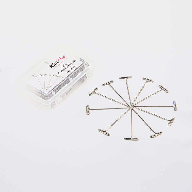 KnitPro Lace Blocking T Pins - Pack of 50