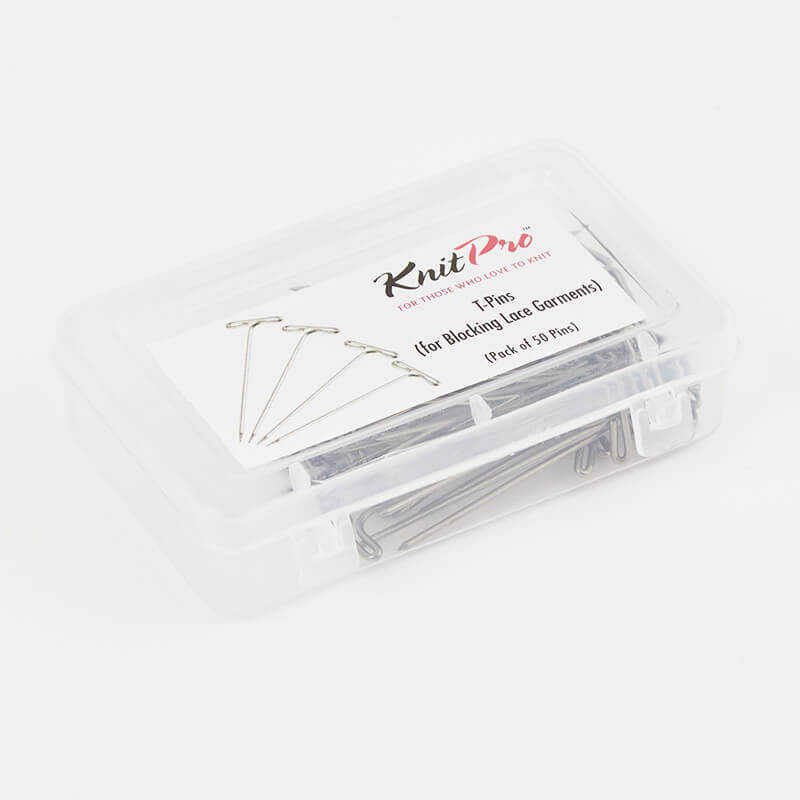 KnitPro Lace Blocking T Pins - Pack of 50