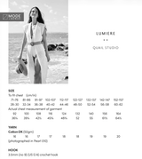 Rowan Mode Cotton DK Lumiere Summer Waistcoat Pattern By Quail Studio MIP107