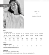 Rowan Mode Cotton DK Lustre Sweater Pattern Pattern By Quail Studio MIP100