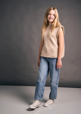 Rowan Mode Cotton DK Mini Anker Top Pattern By Quail Studio MIP117