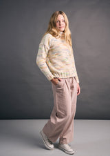 Rowan Mode Colourmix Aran Mini Jupiter Jumper Pattern By Quail Studio MIP114