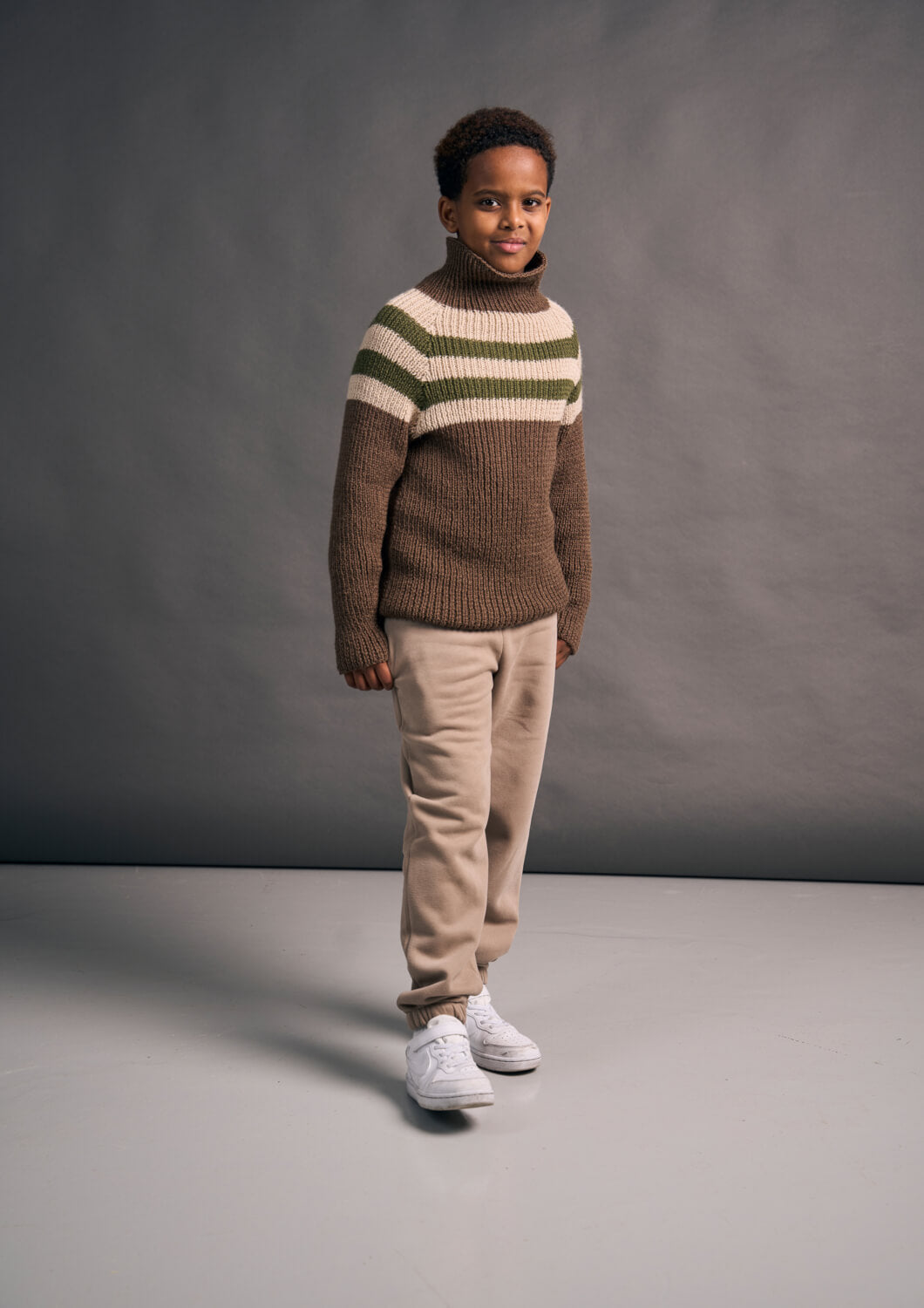 Rowan Mode Alpaca Wool DK Mini Pinstripe Sweater Pattern By Quail Studio MIP120