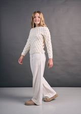 Rowan Mode Alpaca Wool DK Mini Pompom Jumper Pattern By Quail Studio MIP119