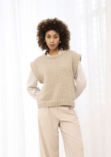 Rowan Mode Bury Vest Pattern by Quail Studio