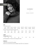 Rowan Mode Chunky Wool Elowen Jumper Pattern by Quail Studio MIP64
