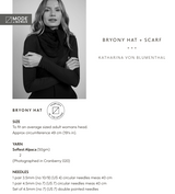 Rowan Mode Softest Alpaca Bryony Hat & Scarf Pattern by Quail Studio MIP74