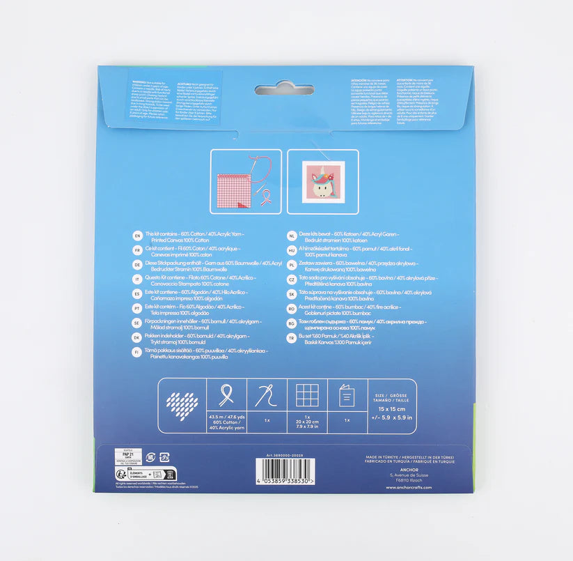 Anchor Mini My First Tapestry Stitch Kit - Magic Unicorn