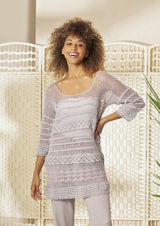 Rowan Cotton Glace DK & Fine Lace Melina Top Crochet Pattern By Marie Wallin