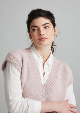 Rowan Mode Merino Soft Mirabelle Vest Pattern by Quail Studio MIP83