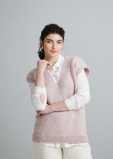 Rowan Mode Merino Soft Mirabelle Vest Pattern by Quail Studio MIP83