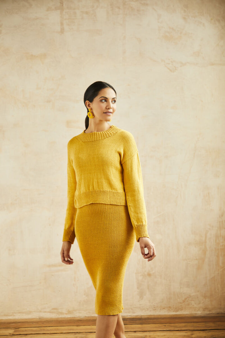 Rowan Summerlite 4 Ply Summer Skirt Pattern by Quail Studio