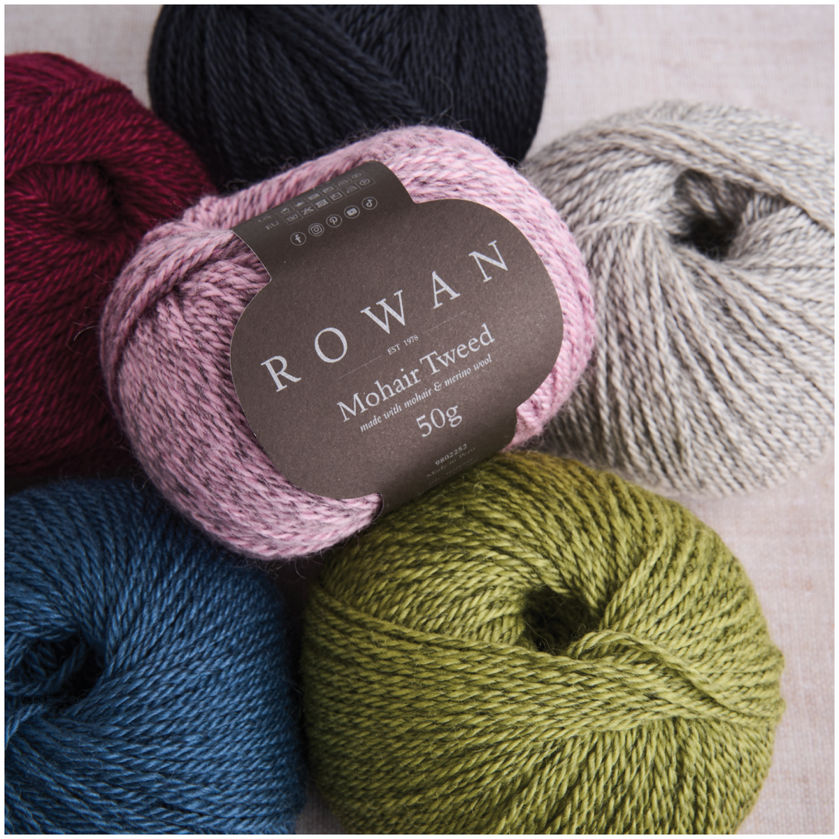 Rowan Mohair Tweed 50g