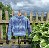 Woolcraft Pebble Chunky Cable Sweater Pattern WC3001