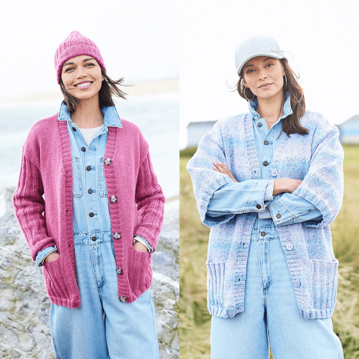 Stylecraft Grace & Impressions Aran Cardigans Pattern 10090