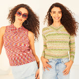 Stylecraft Colour Burst DK Sweater & Tank Top Pattern 10131