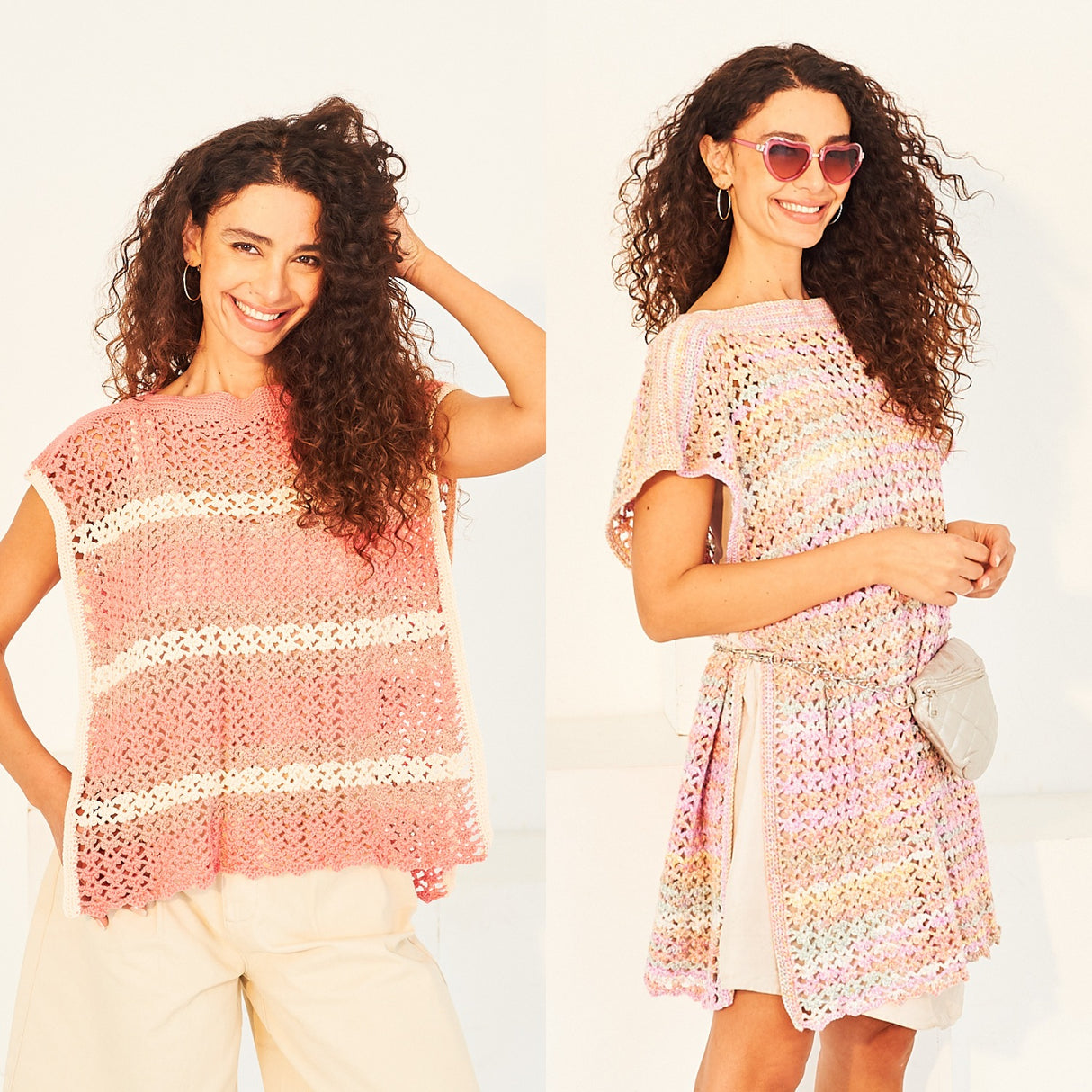 Stylecraft Colour Burst DK Beach Cover Up Pattern 10136