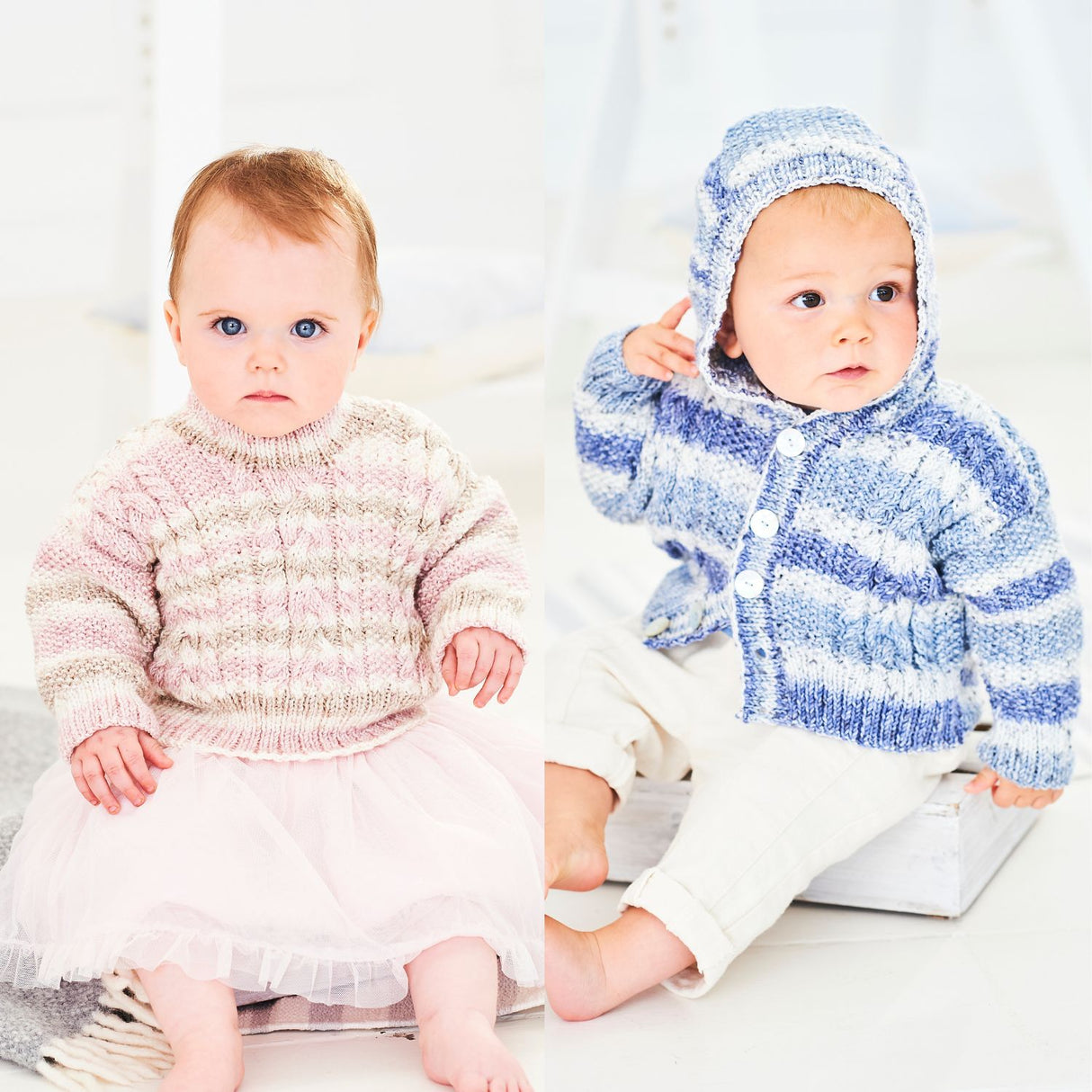 Stylecraft Bambino Prints DK Jumper & Hoodie Pattern 9749
