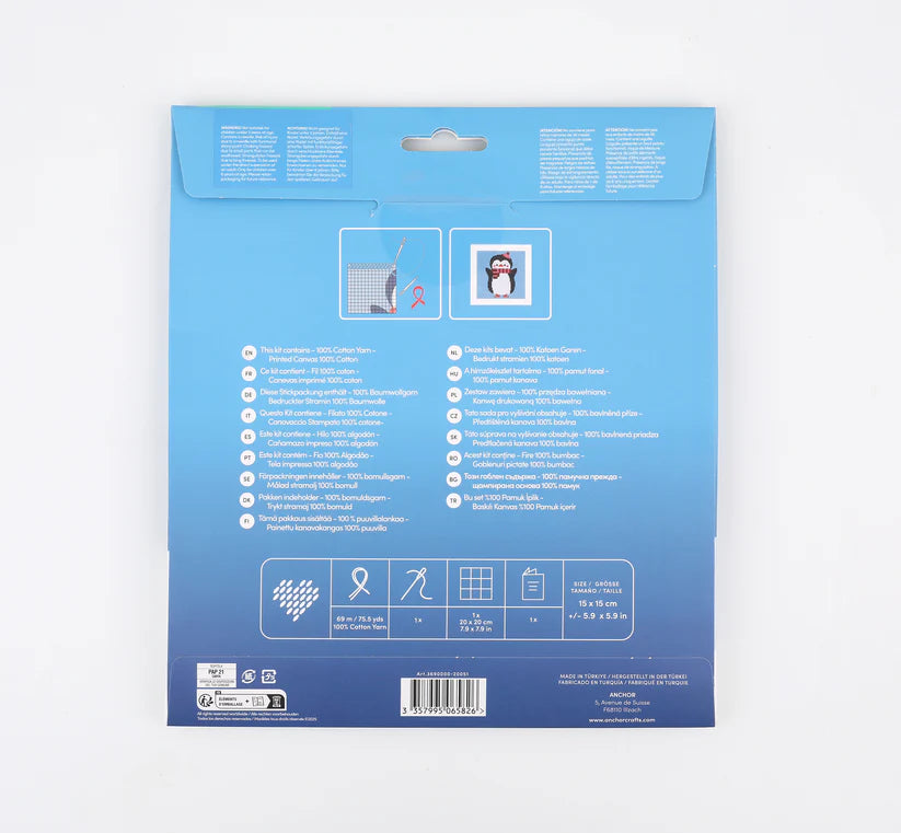 Anchor Mini My First Tapestry Stitch Kit - Penguin