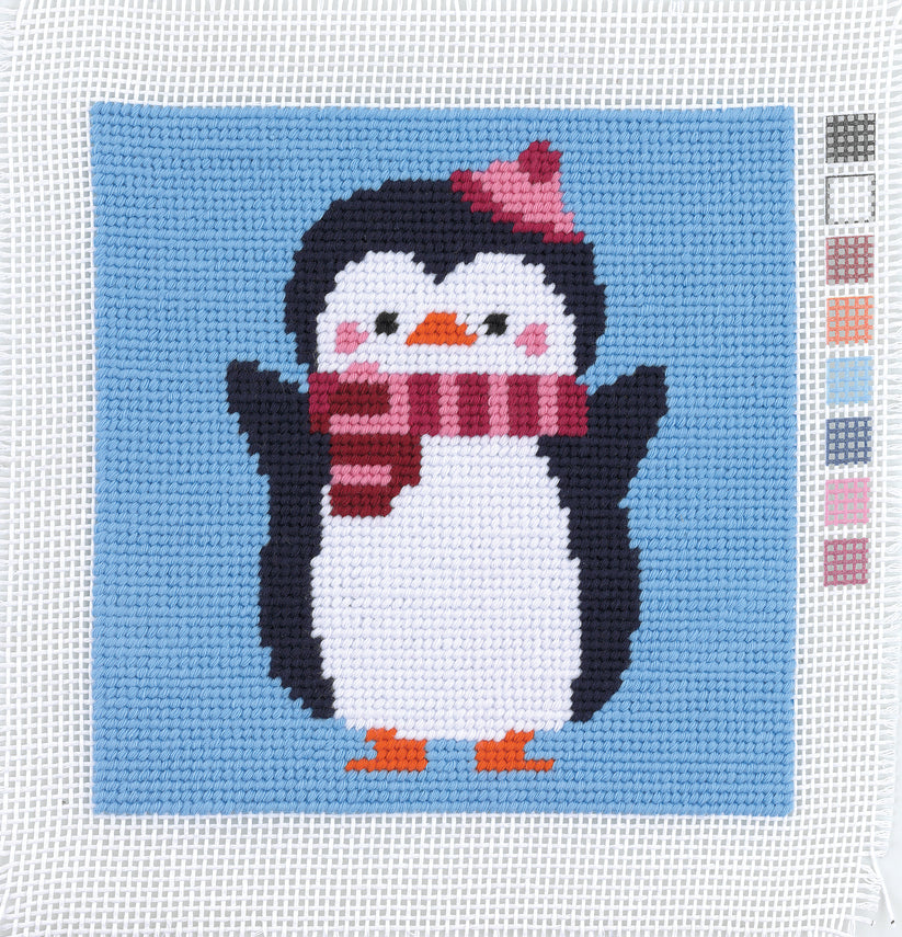 Anchor Mini My First Tapestry Stitch Kit - Penguin