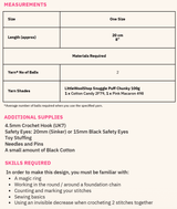 LittleWoolShop Snuggle Puff Chunky Penny The Pig Pattern 02