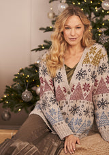 Rowan Felted Tweed DK Pine Forest Unisex Cardigan by Martin Storey