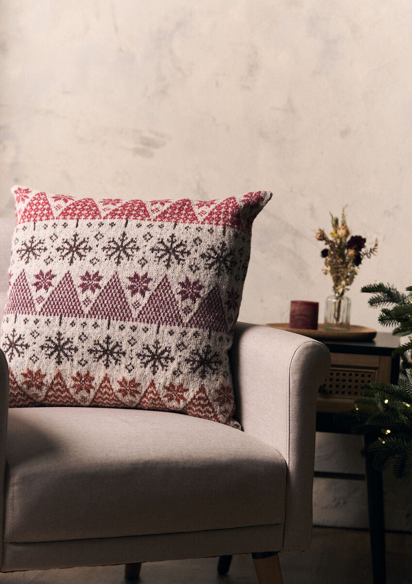 Rowan Felted Tweed DK Pine Forest Cushion by Martin Storey