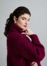 Rowan Mode Mohair Soft Portofino Sweater Pattern by Quail Studio MIP91