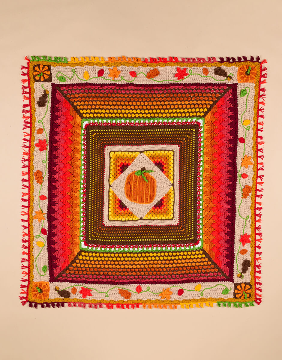 Sirdar Pumpkin Spice Blanket 2026 - Crochet Along (CAL)