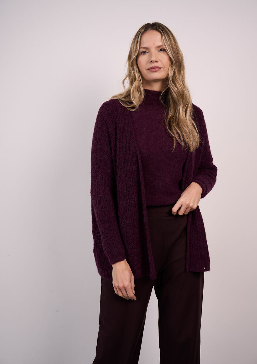 Rowan Mode Alpaca Haze Ren Cardigan Pattern by Quail Studio MIP69