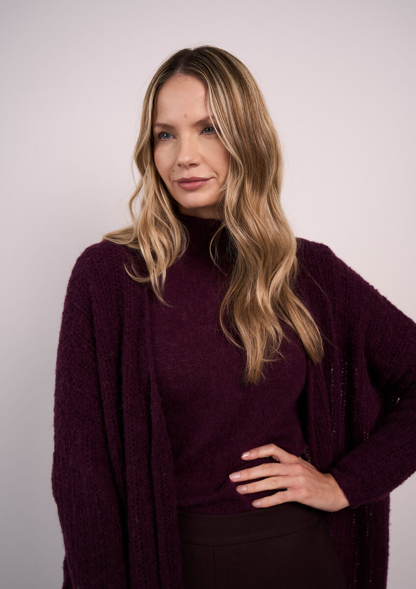 Rowan Mode Alpaca Haze Ren Cardigan Pattern by Quail Studio MIP69