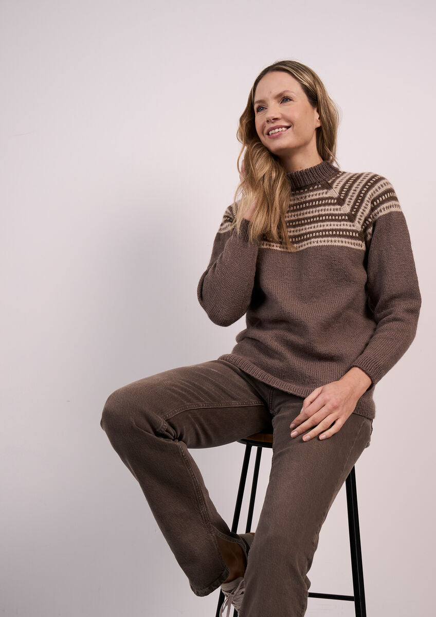 Rowan Mode Alpaca Wool Rhodes Sweater Pattern by Quail Studio MIP68