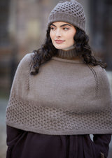 Rowan Mode Alpaca Wool Rosalie Poncho & Hat Pattern by Quail Studio MIP86